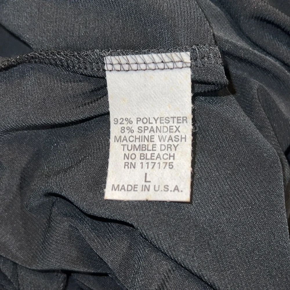 Women’s jersey black dress Forever large - Picture 4 of 5